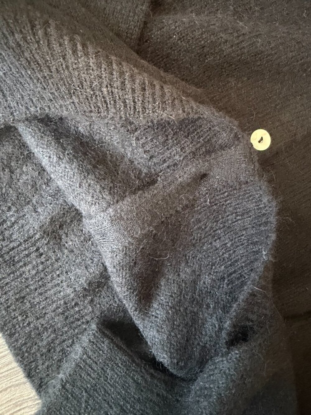 Doen NWOT Petra Cardigan Black M - Picture 13 of 15